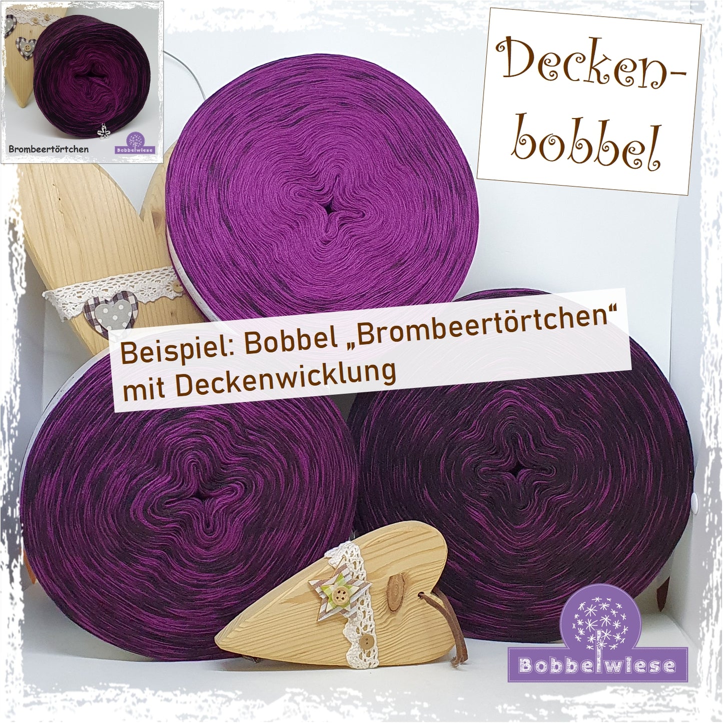 Deckenbobbel / mehrteiliger Bobbel "Oktobermärchen", große Lauflängen wählbar