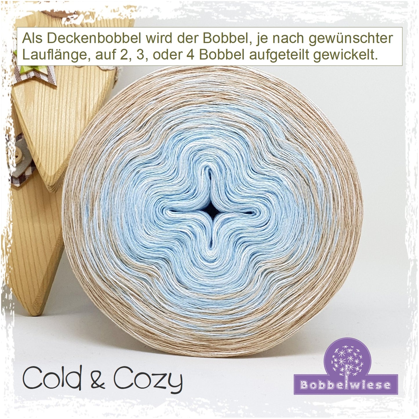 Deckenbobbel "Cold & Cozy", große Lauflängen, mehrteilig