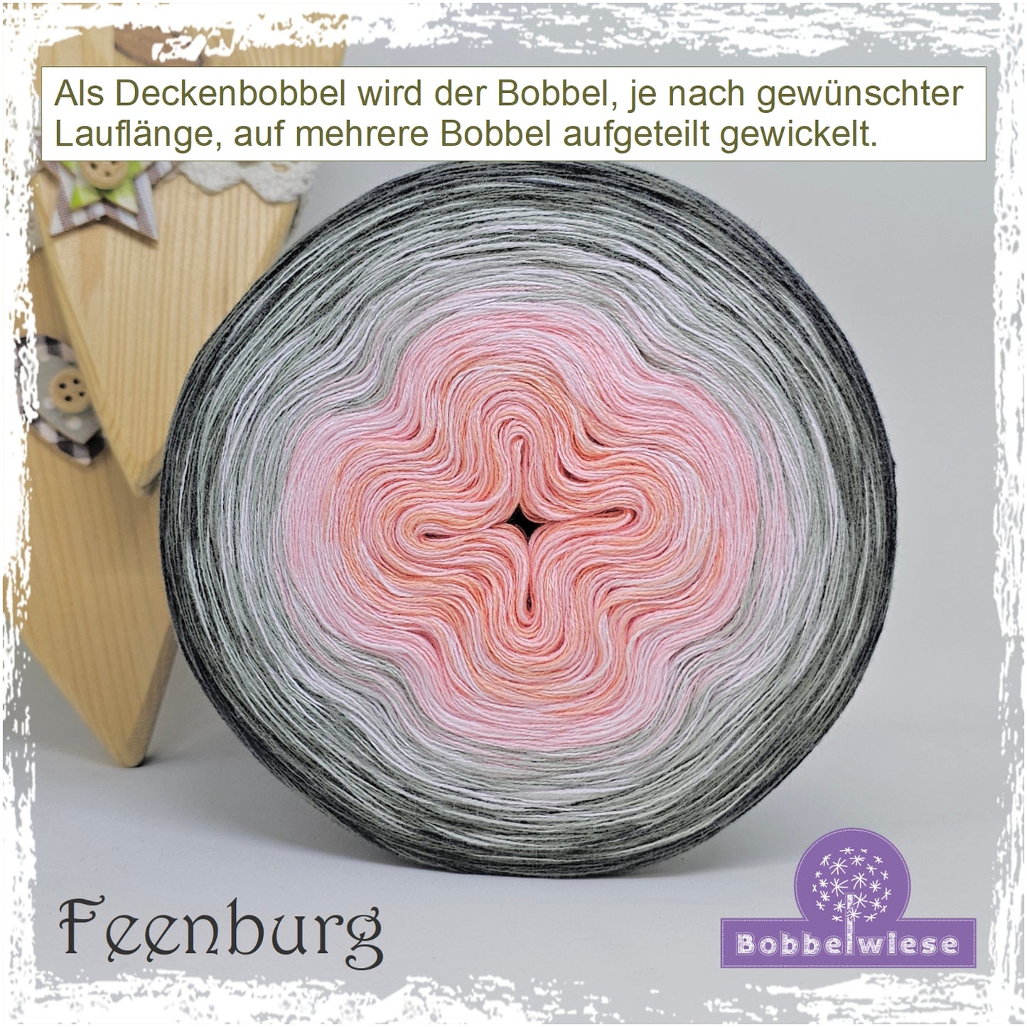Deckenbobbel "Feenburg", große Lauflängen, mehrteilig