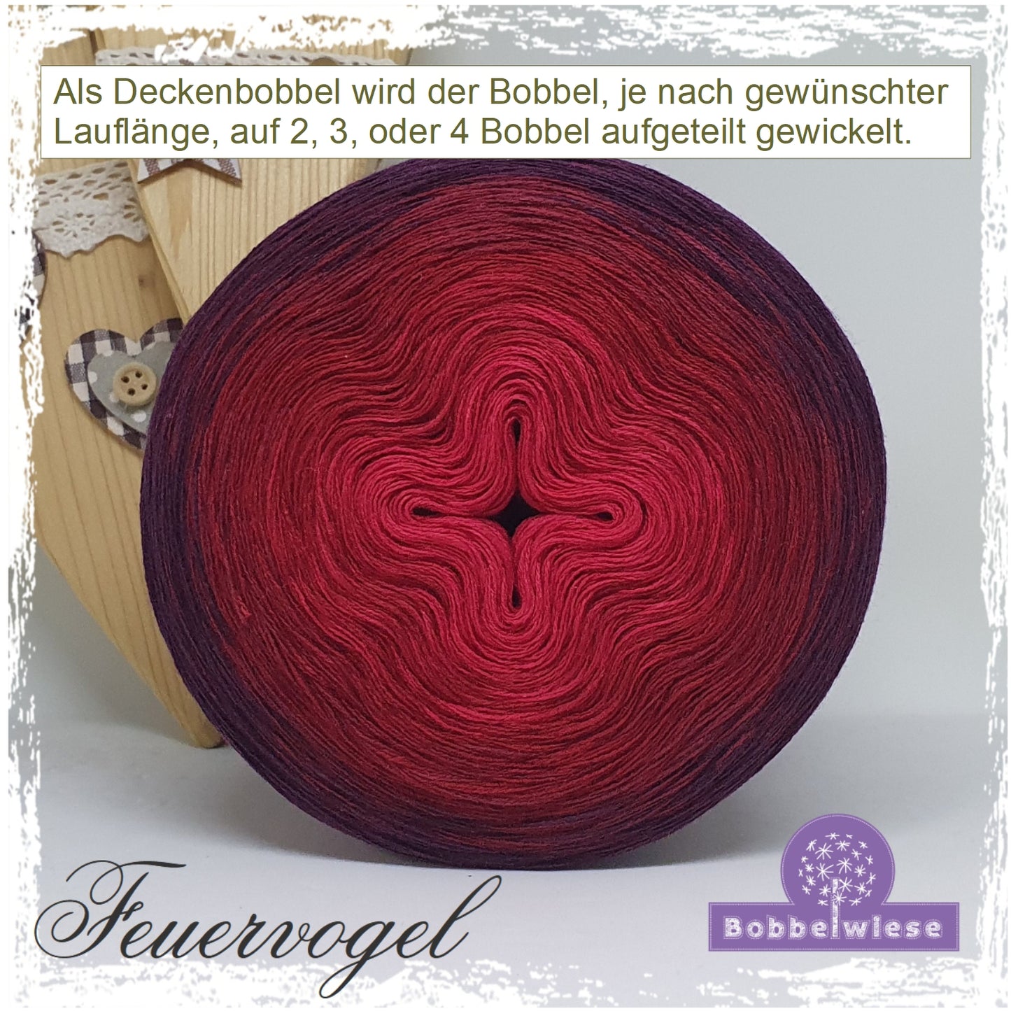 Deckenbobbel "Feuervogel", ab 3000mLL