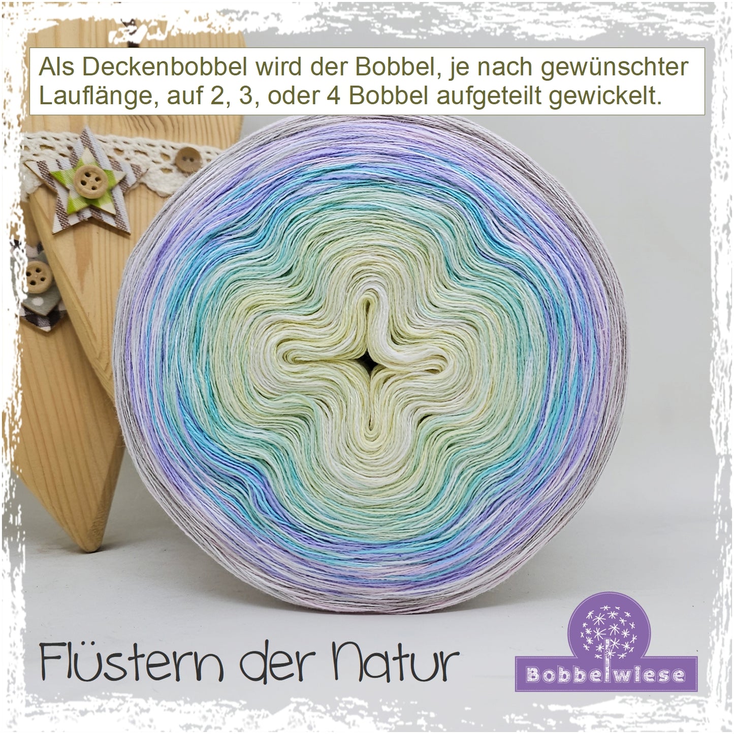 AKTION Deckenbobbel "Flüstern der Natur", große Lauflängen, mehrteilig