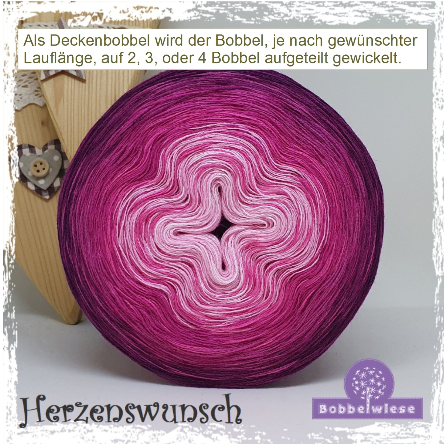 Deckenbobbel "Herzenswunsch", ab 3000mLL
