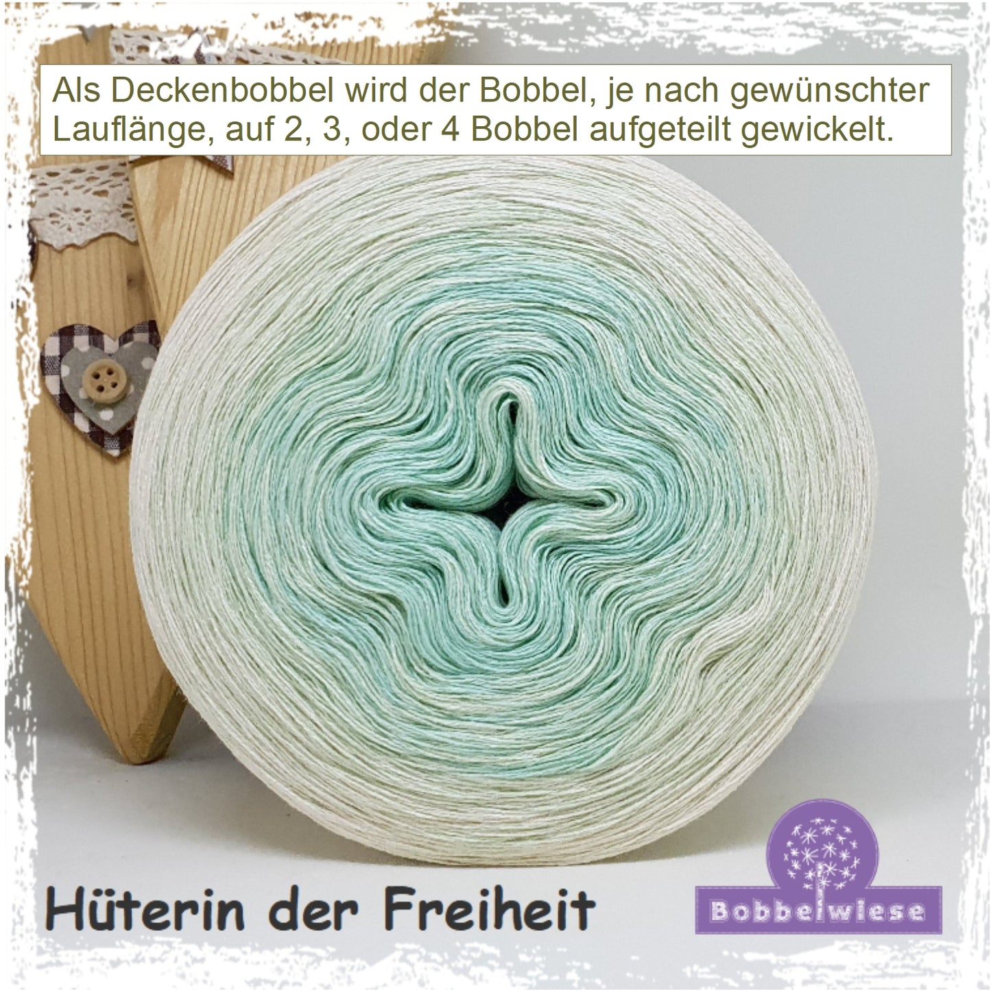 Deckenbobbel "Hüterin der Freiheit", ab 3000mLL