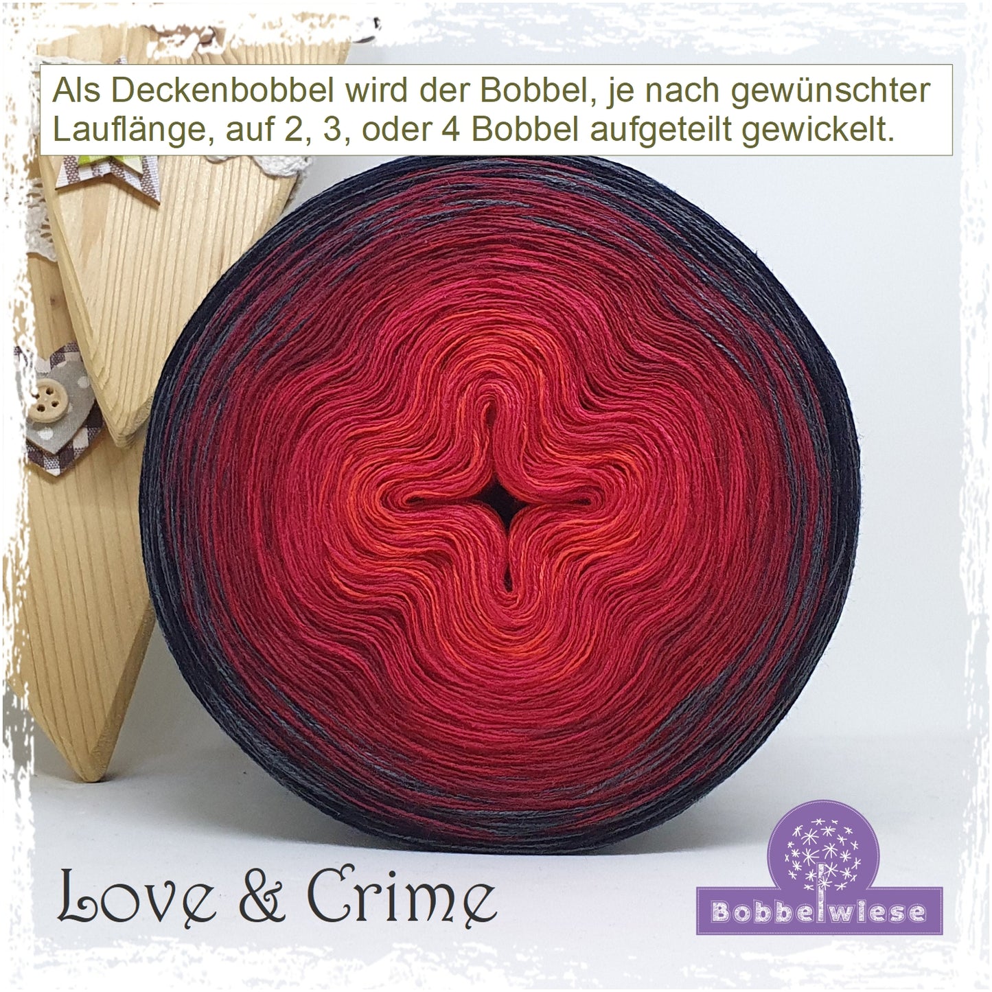 Deckenbobbel "Love & Crime", ab 3000mLL