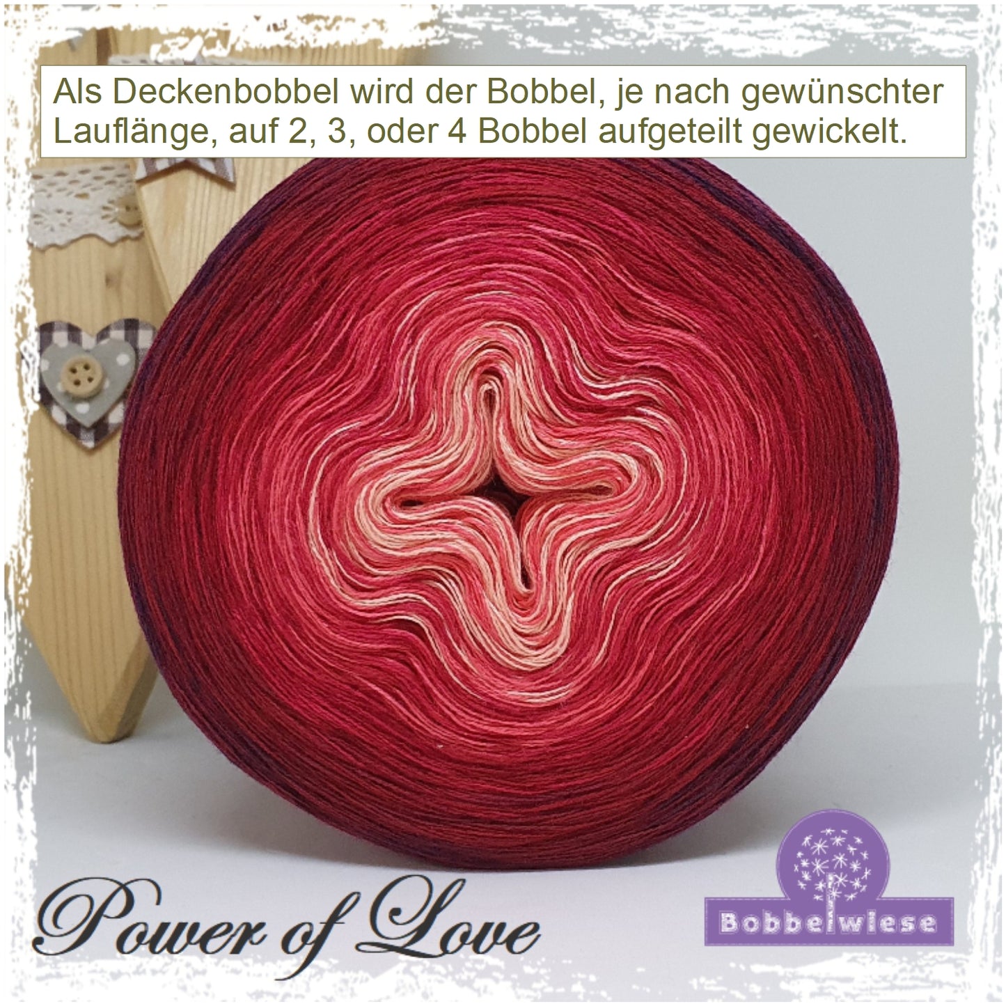 Deckenbobbel "Power of Love", ab 3000mLL