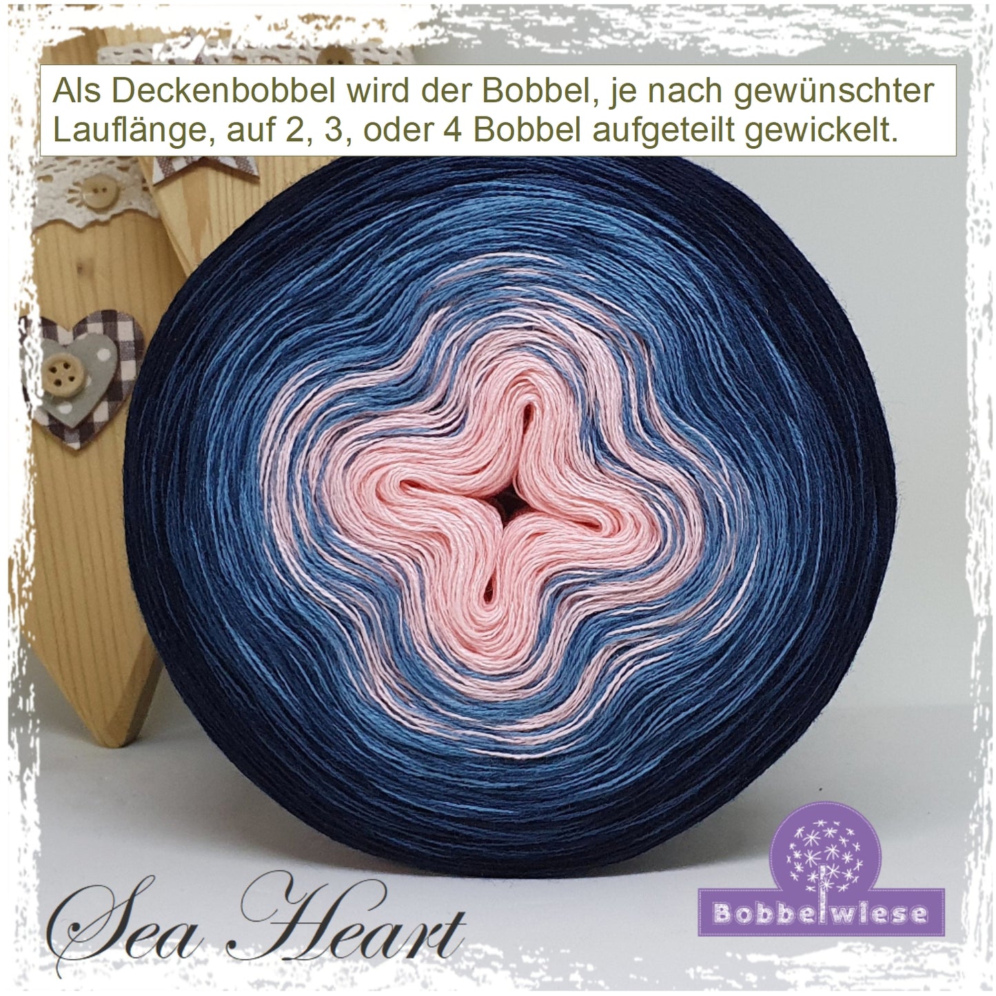 Deckenbobbel "Sea Heart", ab 3000mLL