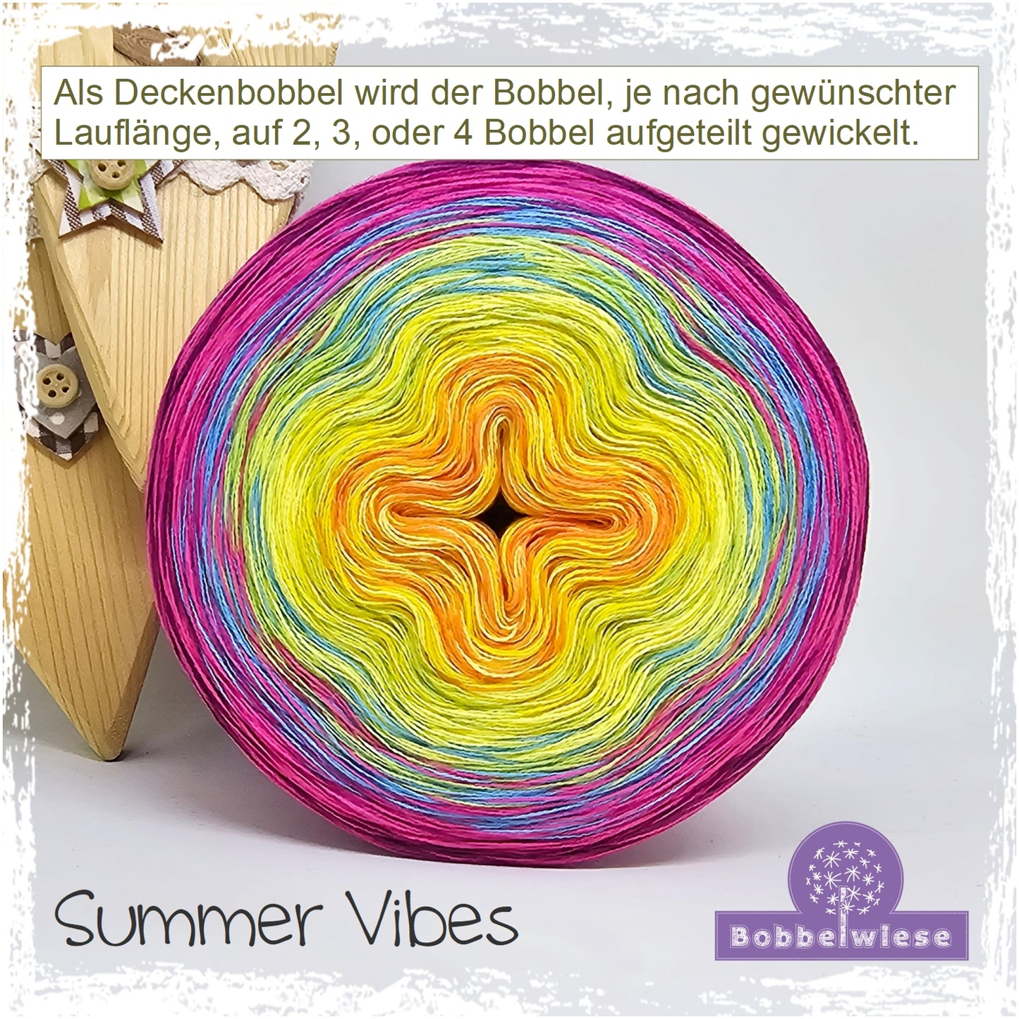 Deckenbobbel "Summer Vibes", große Lauflängen, mehrteilig