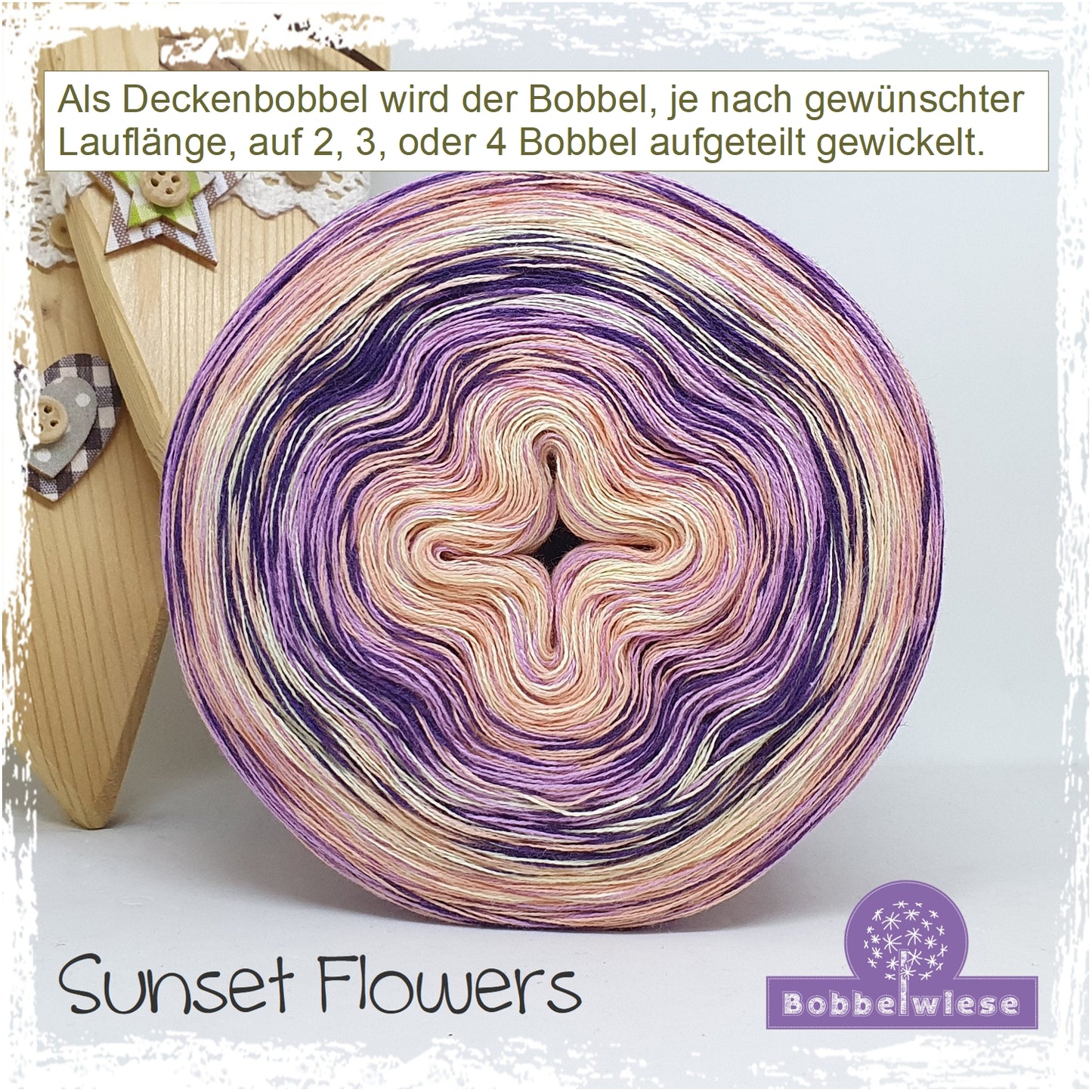 Deckenbobbel "Sunset Flowers", ab 3000mLL