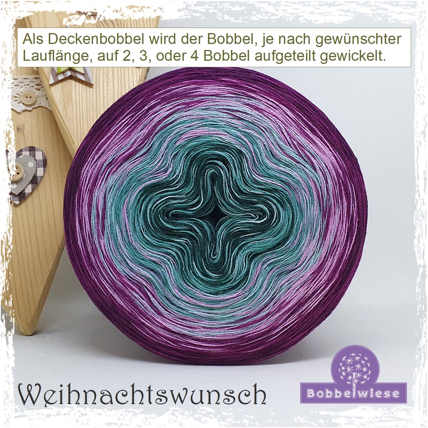 Deckenbobbel "Weihnachtswunsch", ab 3000mLL