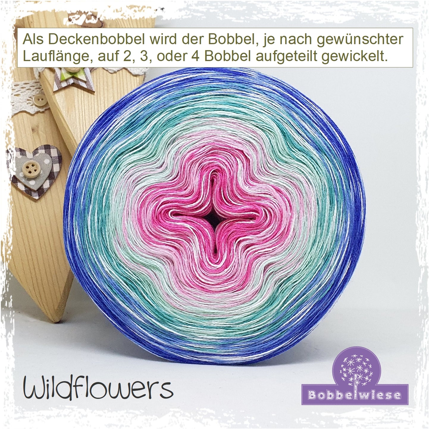 Deckenbobbel "Wildflowers", ab 3000mLL