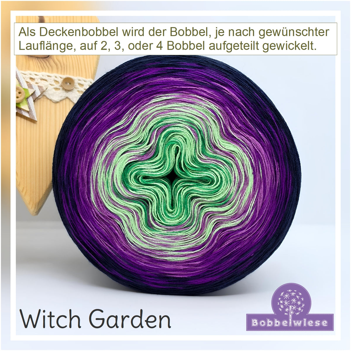 AKTION Deckenbobbel "Witch Garden", große Lauflängen, mehrteilig