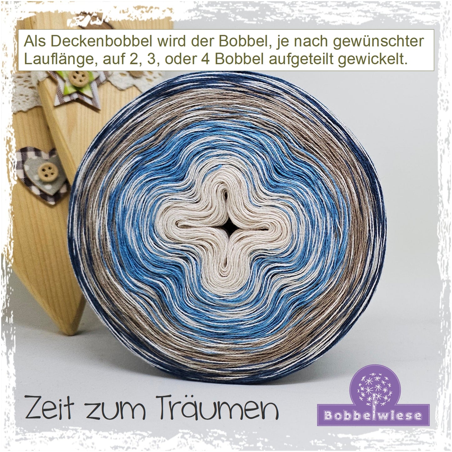 Deckenbobbel "Zeit zum Träumen", große Lauflängen, mehrteilig