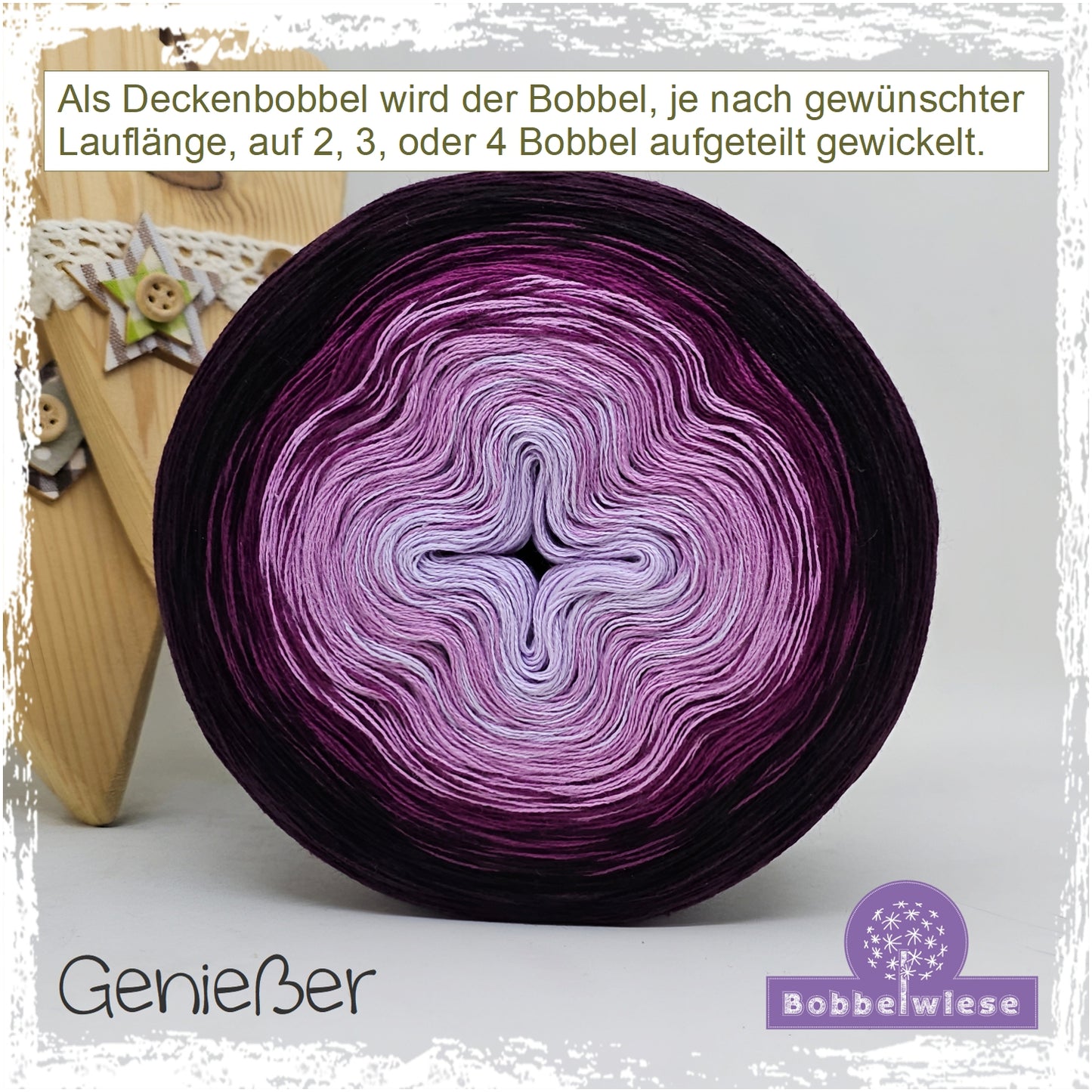 Deckenbobbel "Genießer", große Lauflängen, mehrteilig