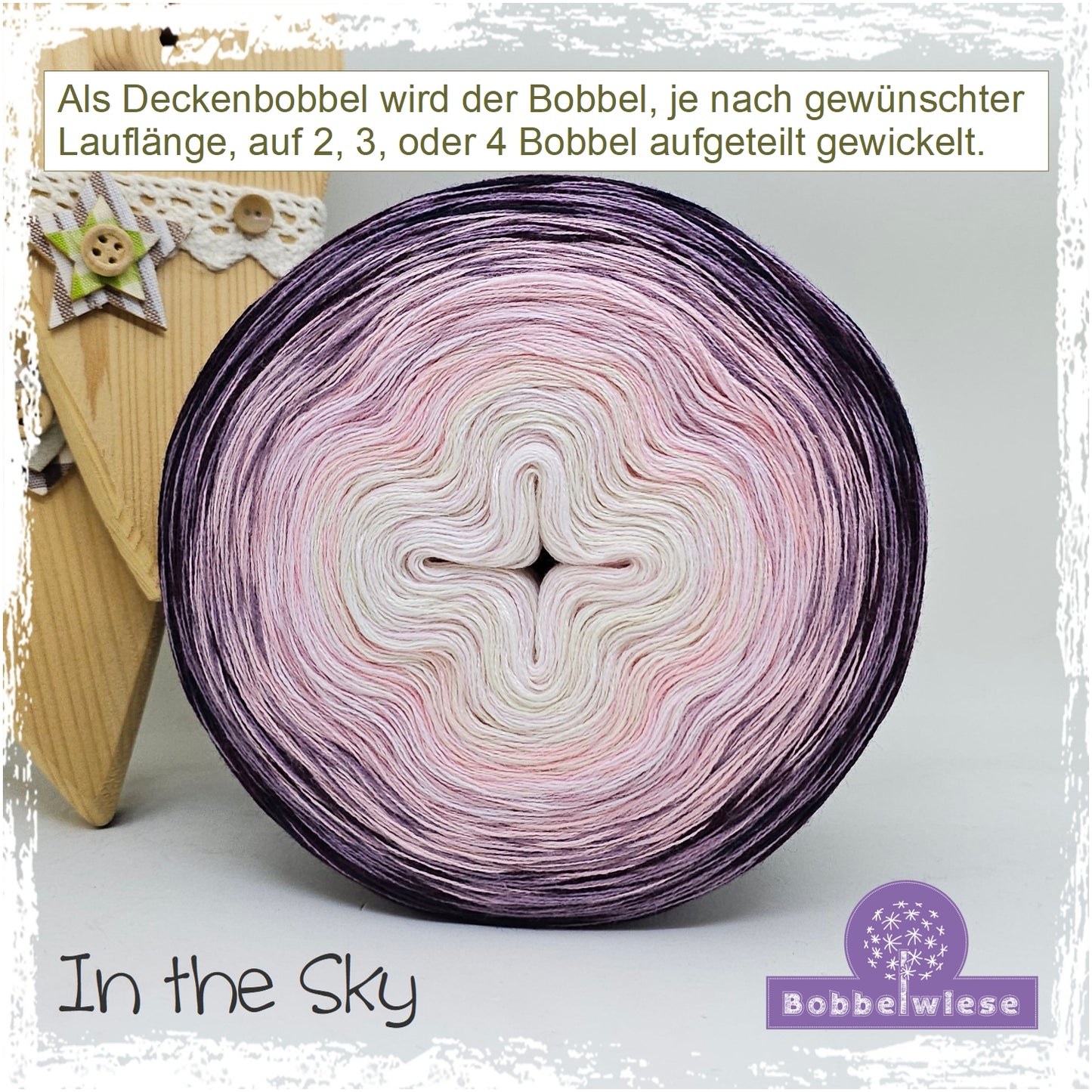 Deckenbobbel "In the Sky", große Lauflängen, mehrteilig