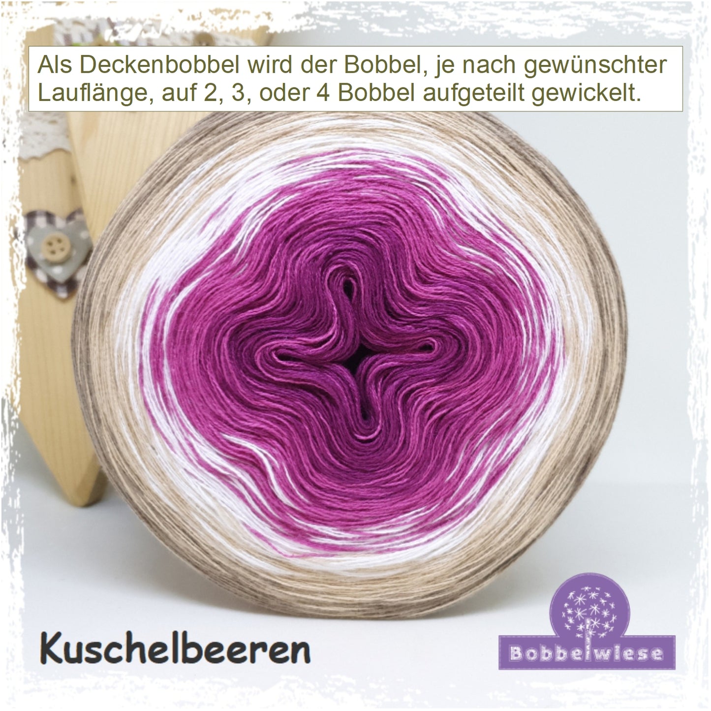 Deckenbobbel "Kuschelbeeren", große Lauflängen, mehrteilig