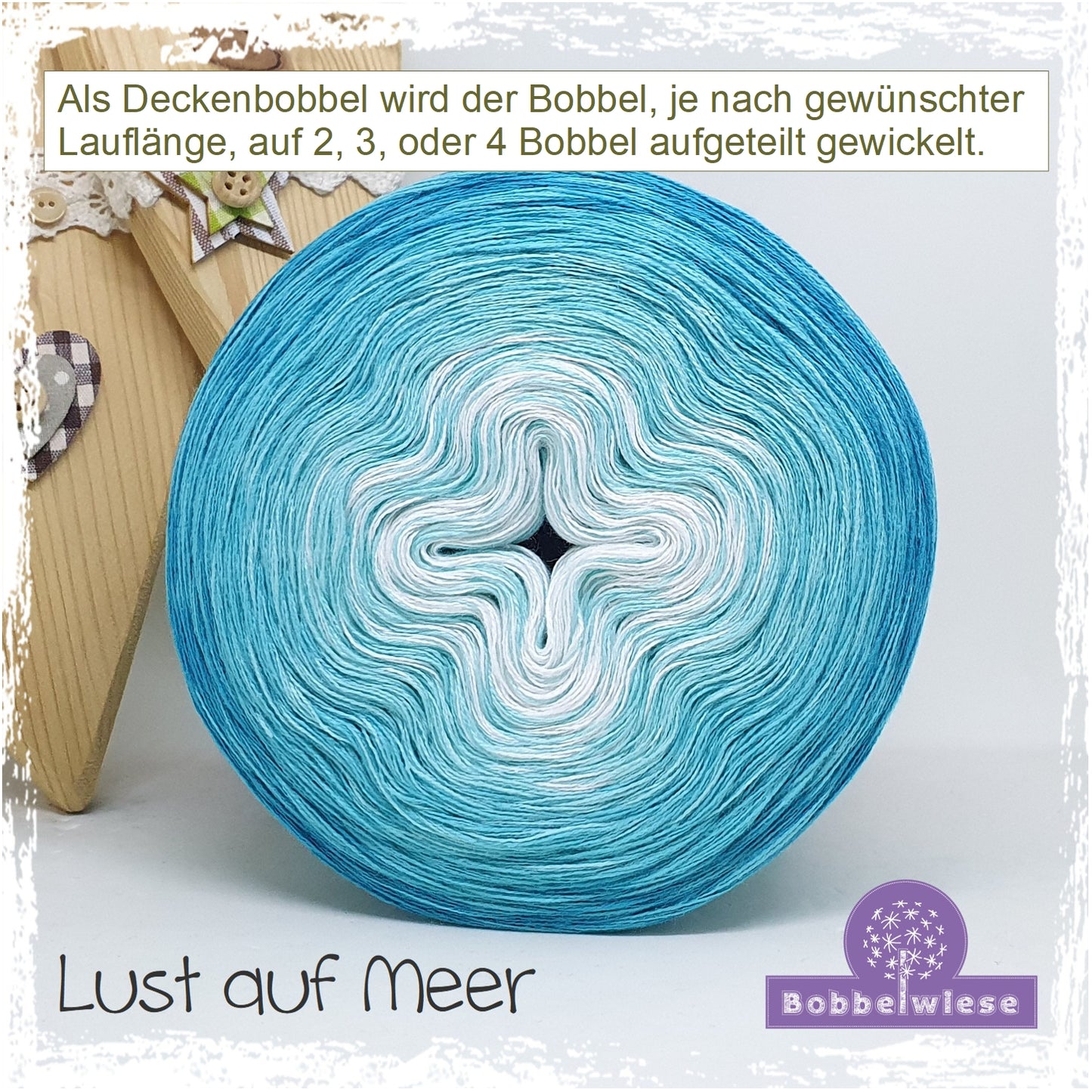 Deckenbobbel "Lust auf Meer", große Lauflängen, mehrteilig