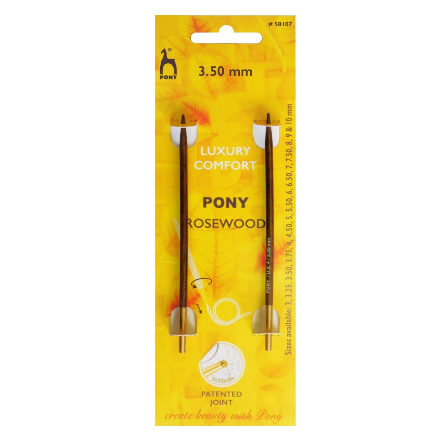 BUNDLE, Pony Rosewood "Nadelspitzen + Nadelseil"