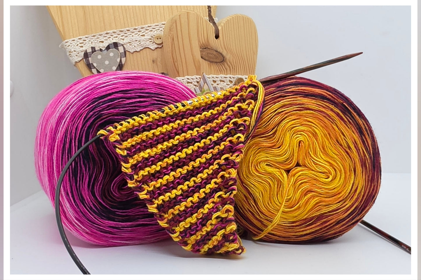 Bobbel-Set "Sunset + Candy", 4fädig