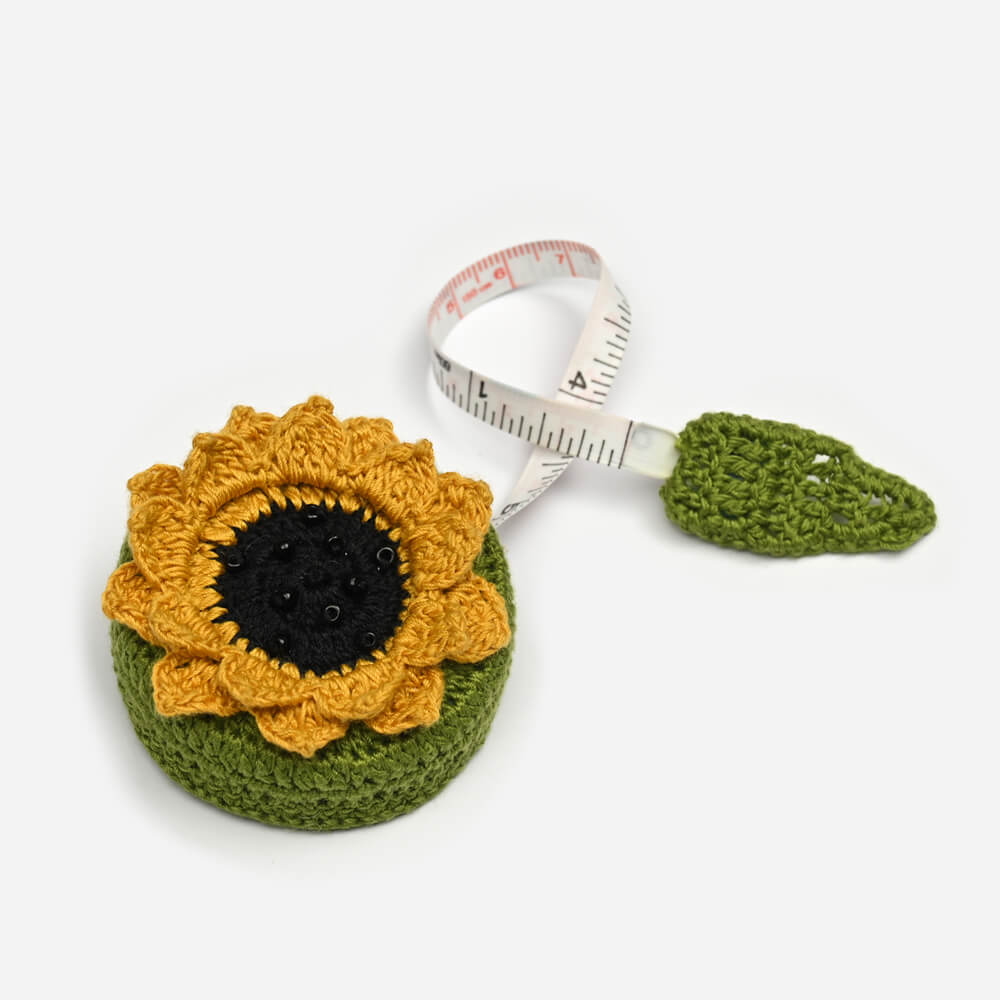 Geschenkidee Set: Bobbel "Sunflower" + Maßband"