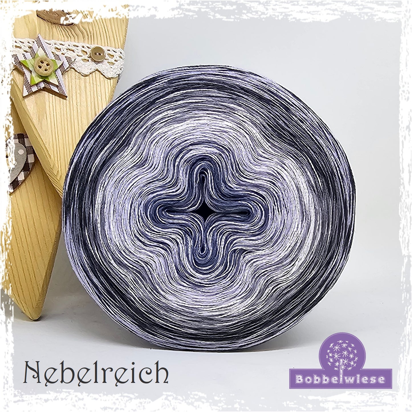 Bobbel "Nebelreich", Farbverlaufsgarn