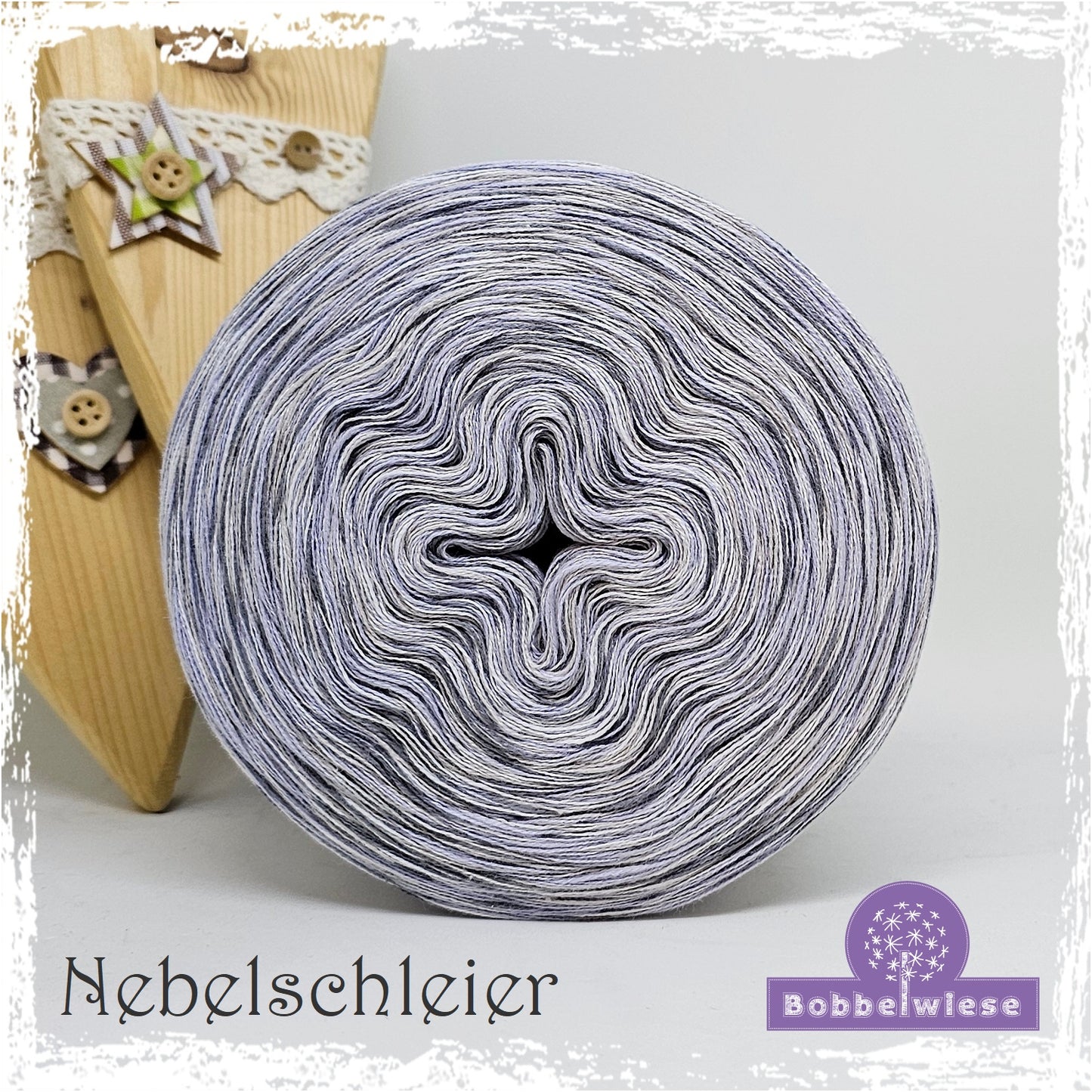 Bobbel meliert "Nebelschleier"