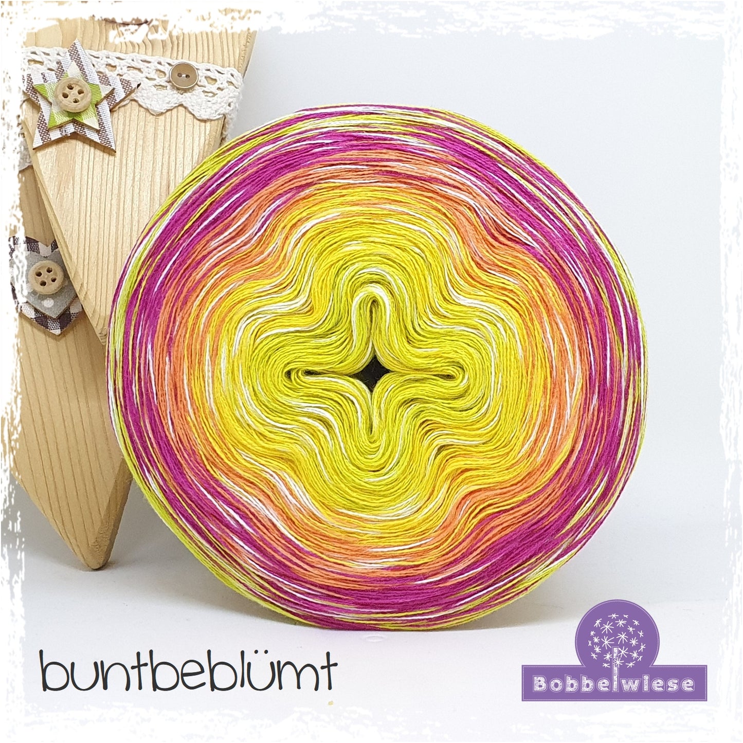 Bobbel "buntbeblümt"