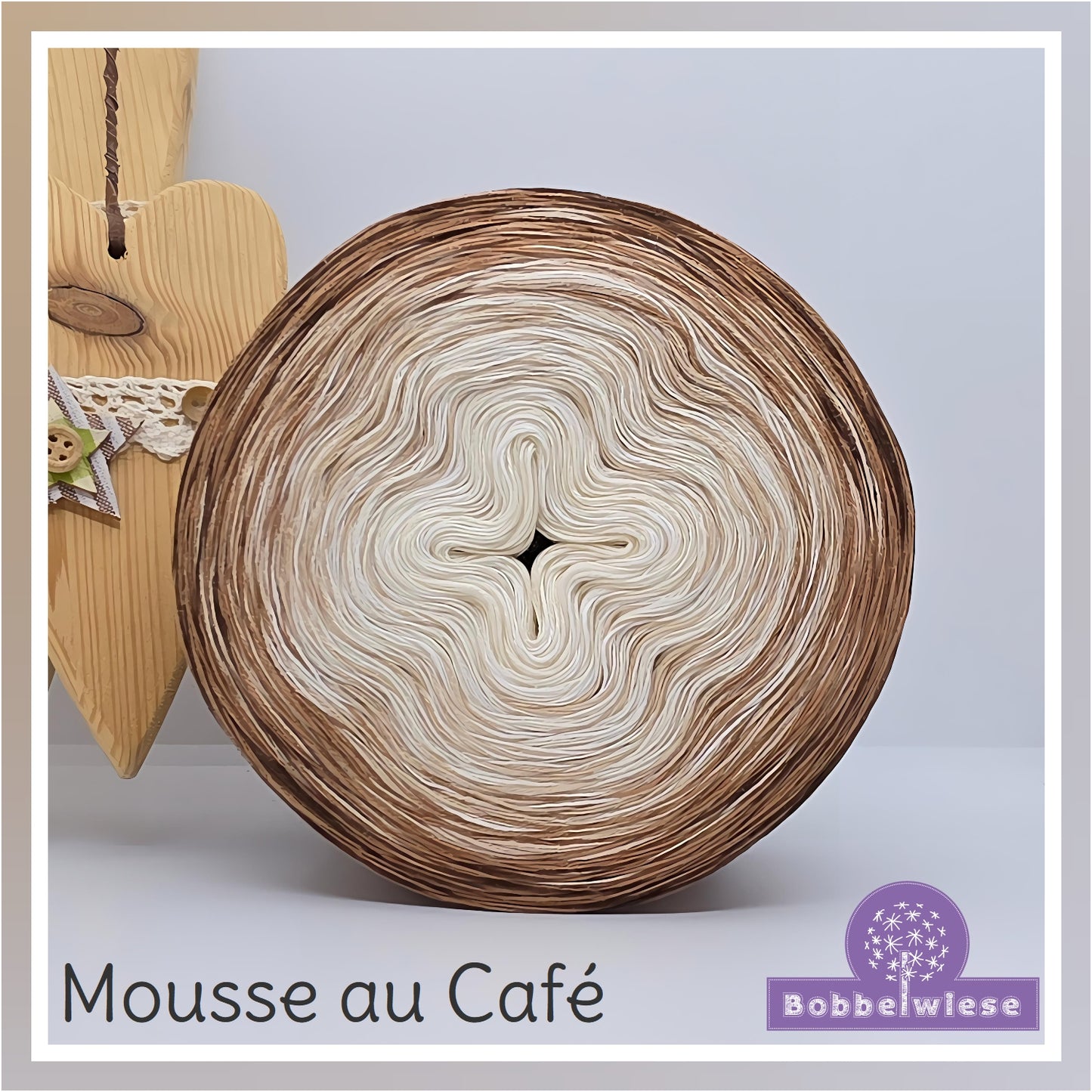 Bobbel "Mousse au Café" 4fädig, 1000mLL (versandfertig)