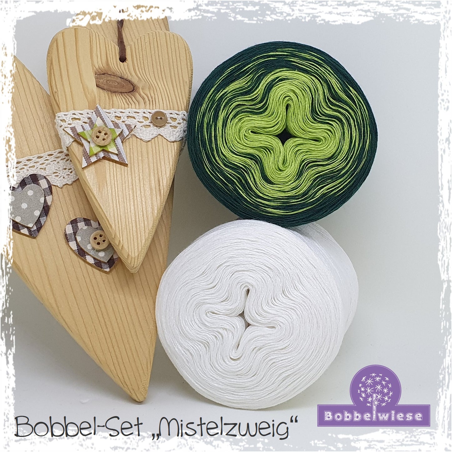 Bobbel-Set "Mistelzweig", 4fädig