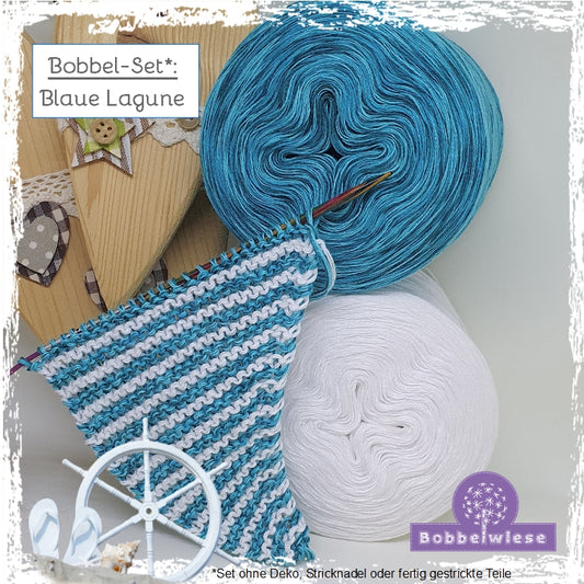 Bobbel-Set "Blaue Lagune", 4fädig