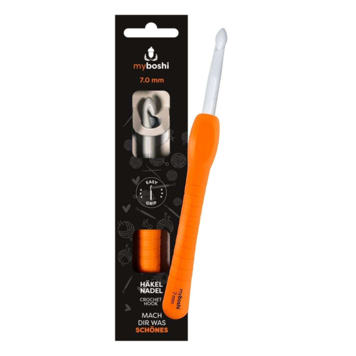 myboshi Häkelnadeln mit ergonomischem EASY-GRIP-Griff