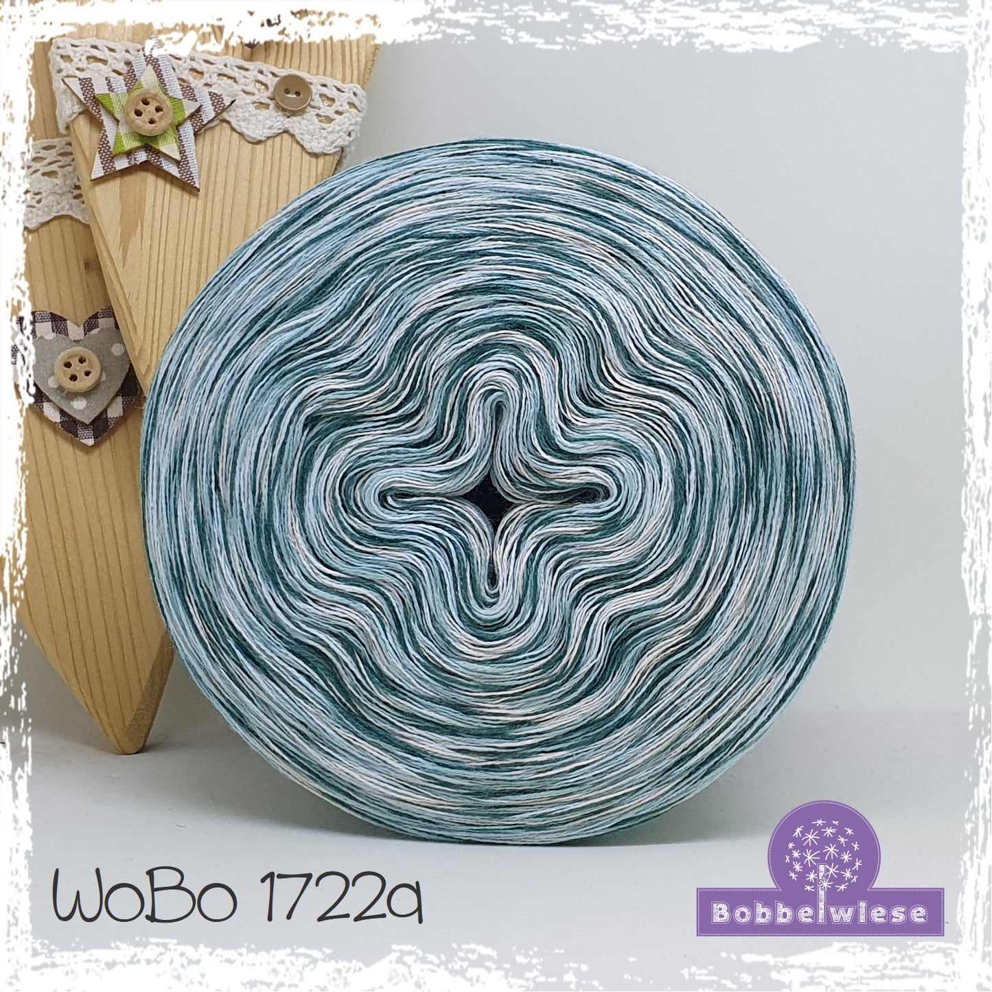 Bobbel meliert "WoBo 1722a"