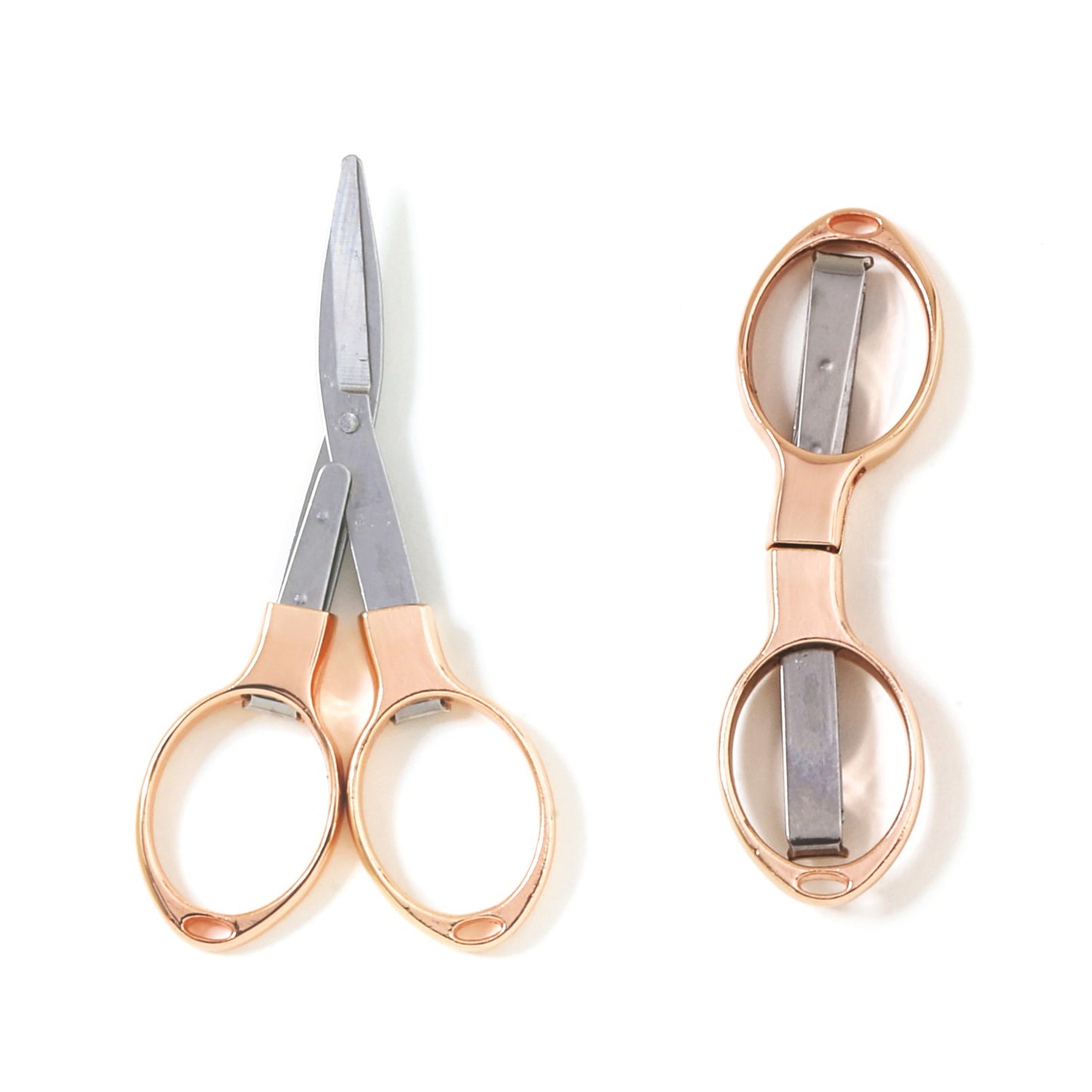 Knit Pro Klappschere , Rose Gold, faltbare Schere