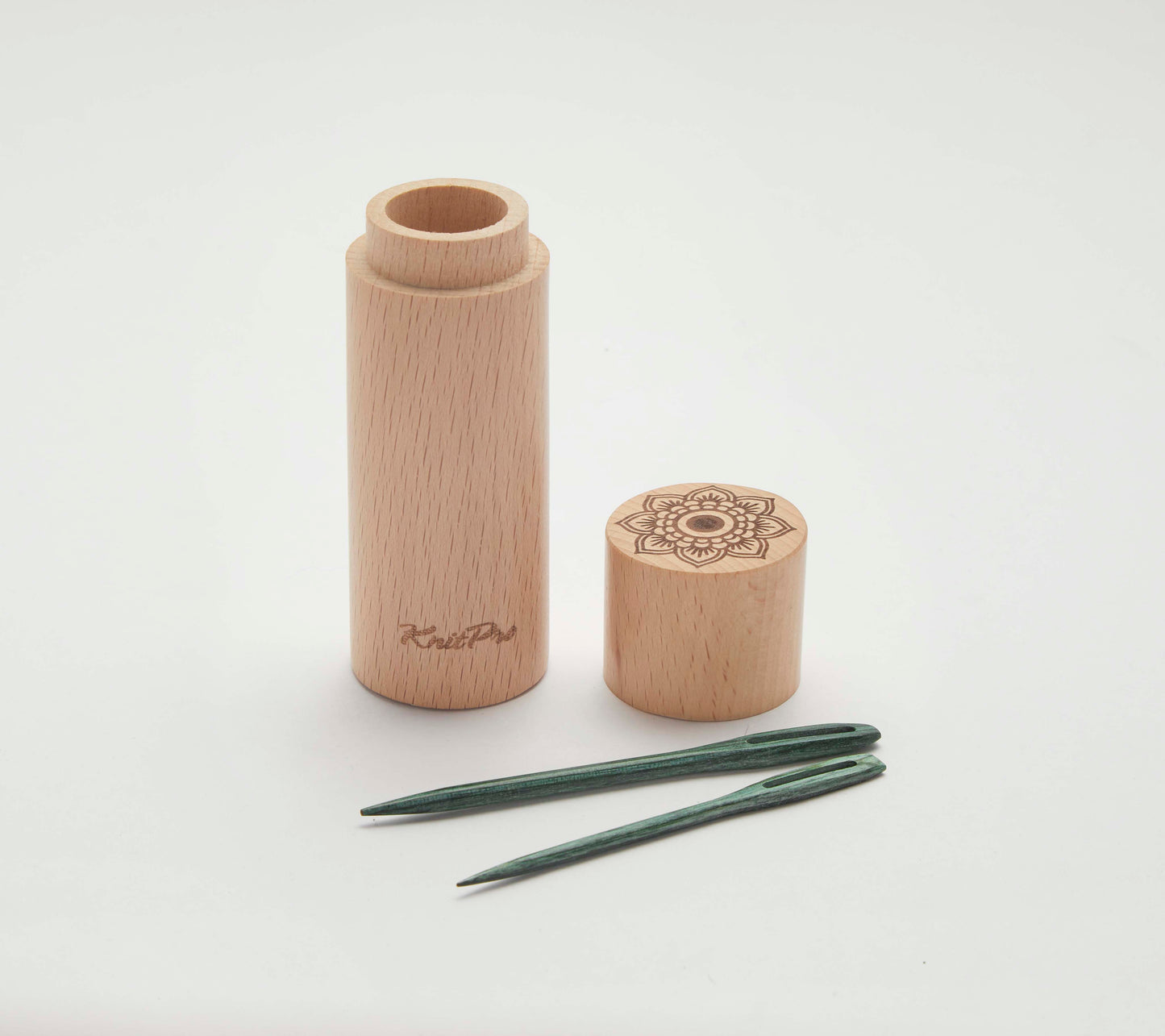KnitPro Mindful Kollektion, Stopfnadeln, Hölzerne Garnnadeln im Naturholzetui