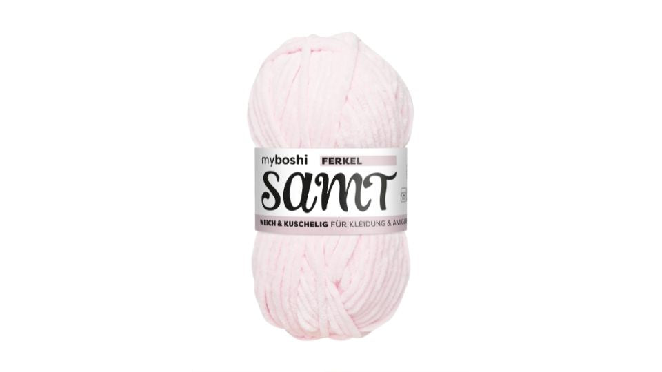myboshi Samt (mehrere Farben zur Auswahl): weiche Chenille-Wolle zum Häkeln und Stricken