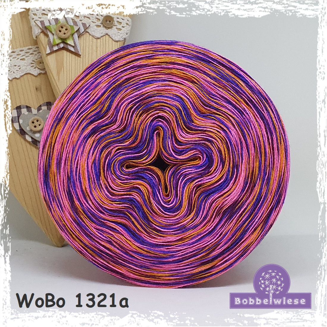 Bobbel meliert "WoBo 1321a"