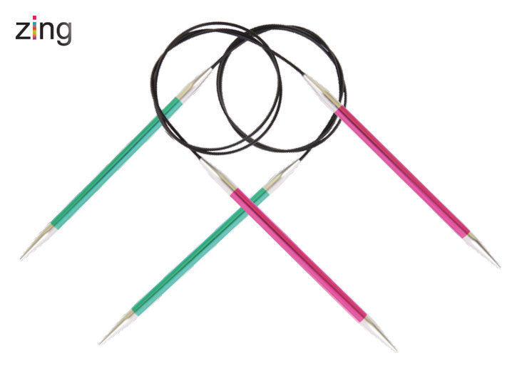 KnitPro ZING, Rundstricknadel, Aluminium