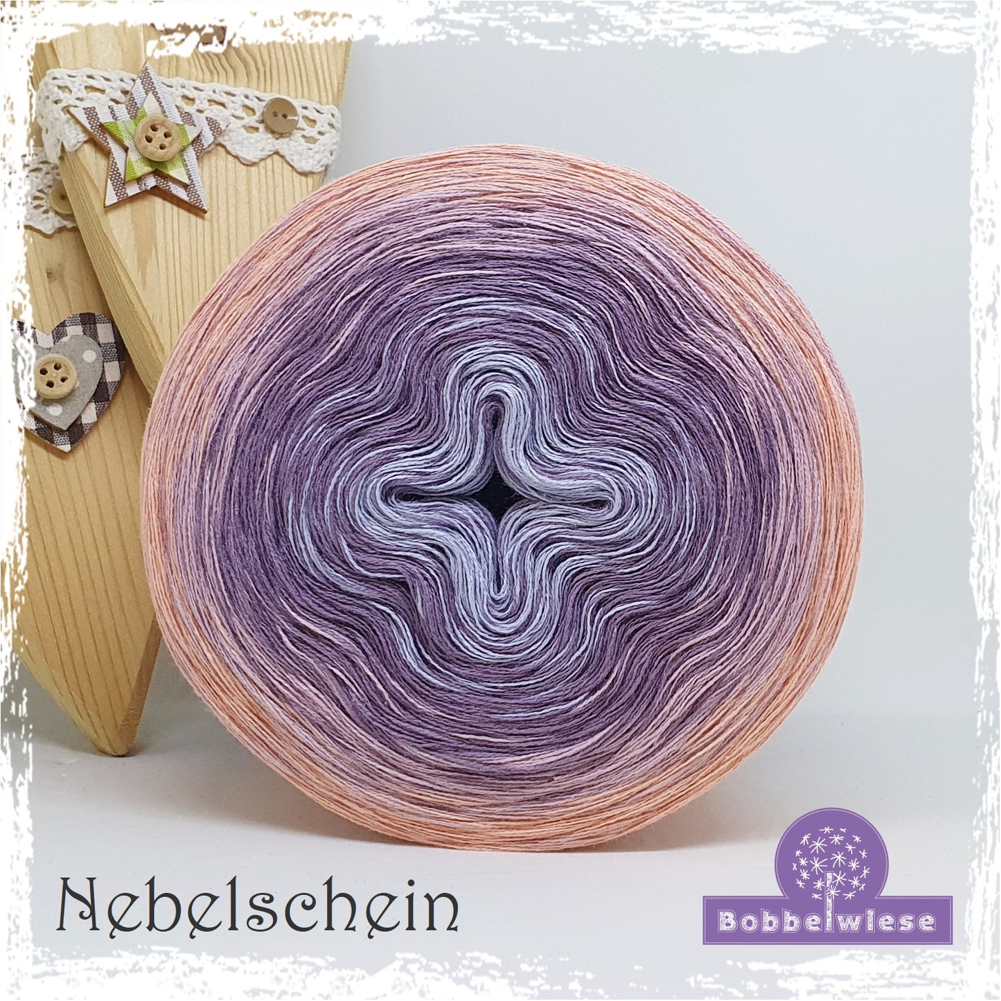 Bobbel "Nebelschein", Farbverlaufsgarn