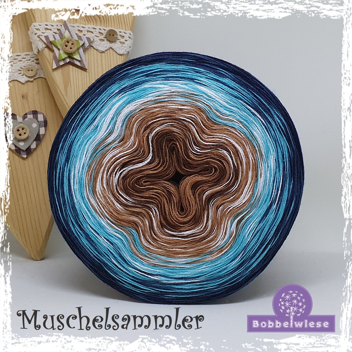 Bobbel "Muschelsammler", Farbverlaufsgarn