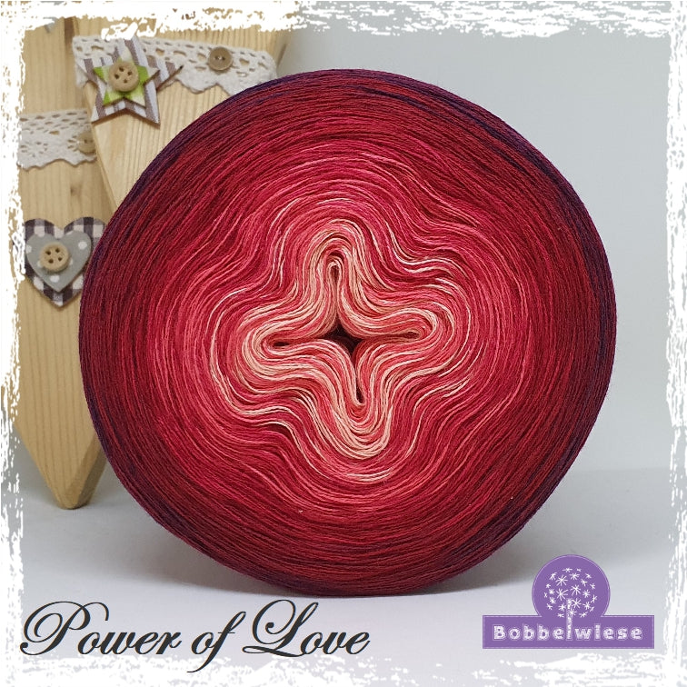 Bobbel "Power of Love", Farbverlaufsgarn