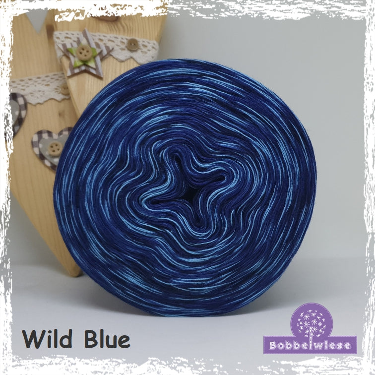 Bobbel meliert "Wild Blue"