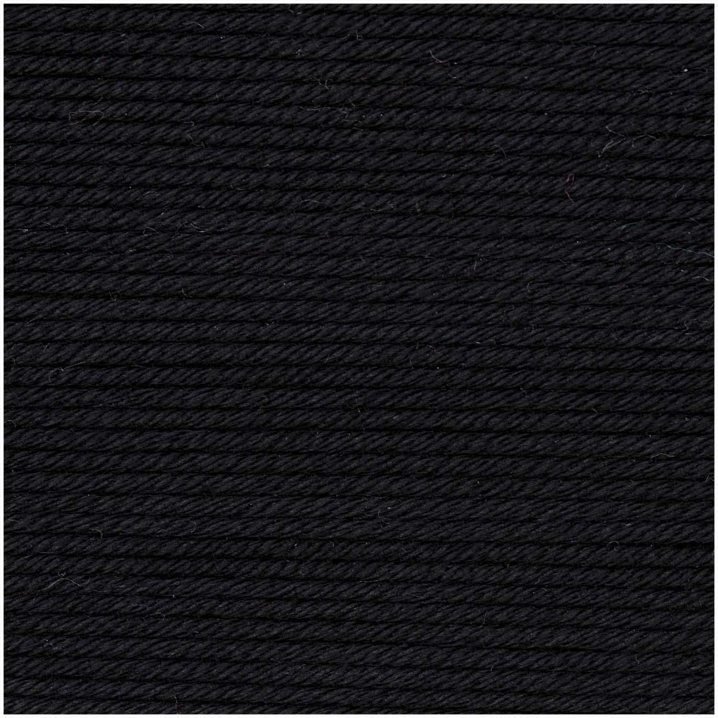 Rico Design Essentials Cotton dk, schwarz, 50g, 120m