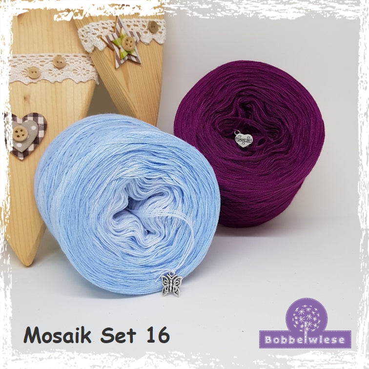 Bobbel "Mosaik-Set 16", 4fädig