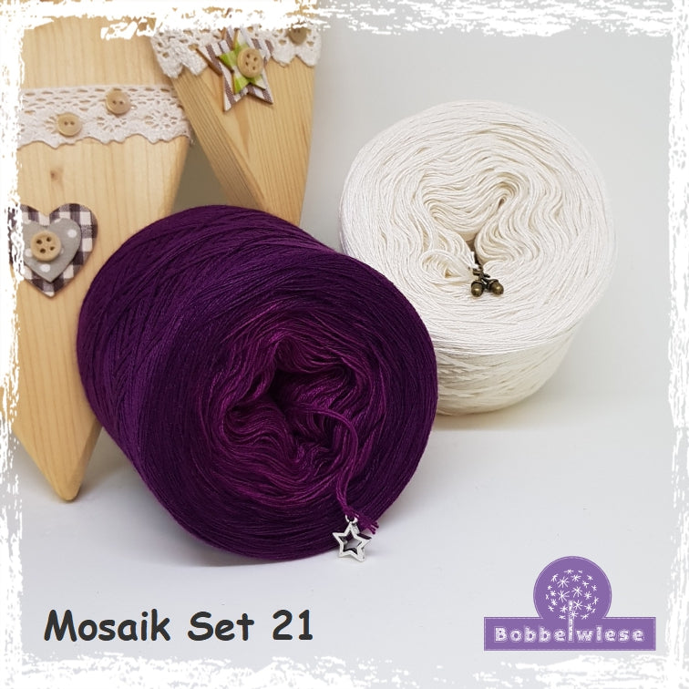 Bobbel "Mosaik-Set 21", 4fädig
