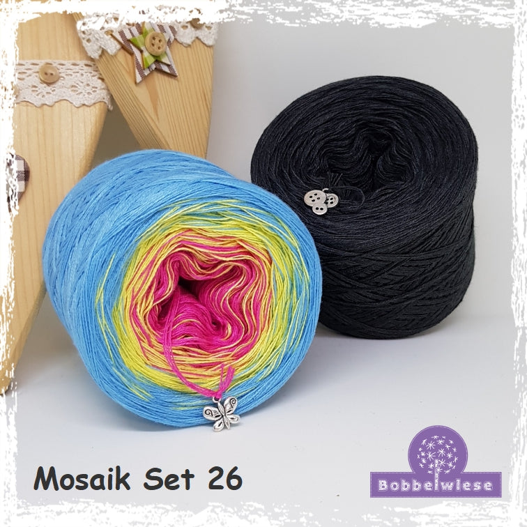 Bobbel "Mosaik-Set 26", 4fädig