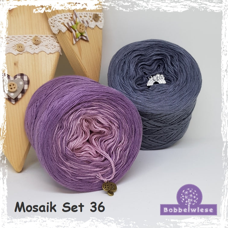 Bobbel "Mosaik-Set 36", 4fädig