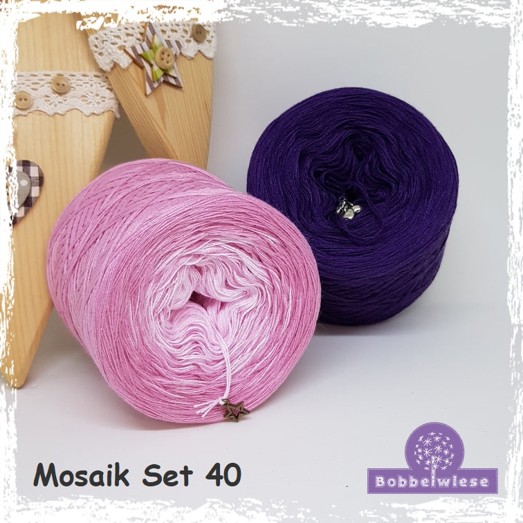 Bobbel "Mosaik-Set 40", 4fädig