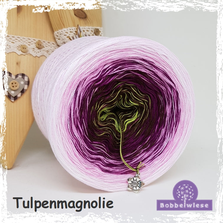 Bobbel "Tulpenmagnolie", Farbverlaufsgarn