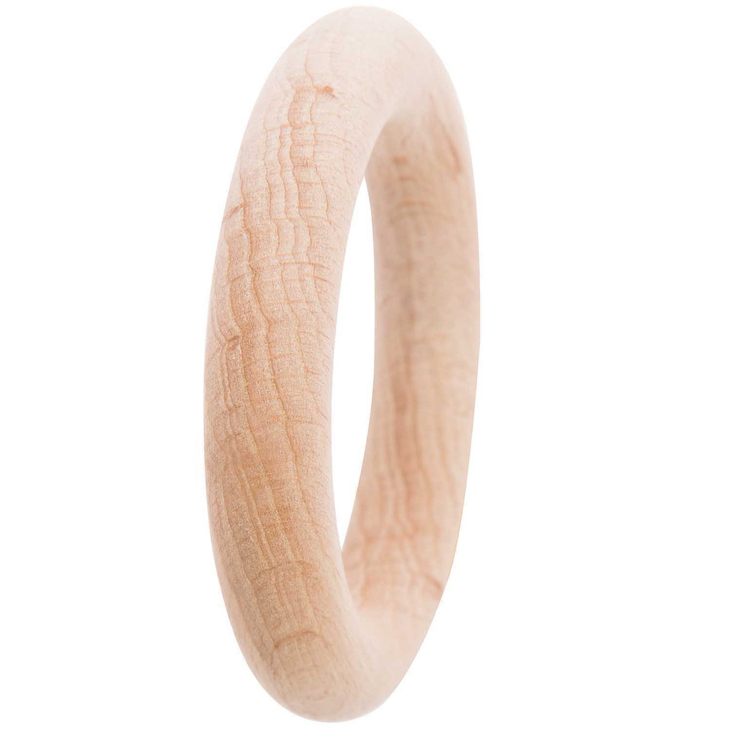 Rico Design Holzring für Rassel, natur, 7cm