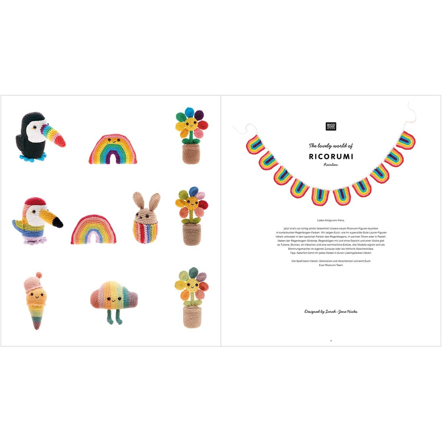Rico Design Ricorumi, Rainbow, Anleitungsheft