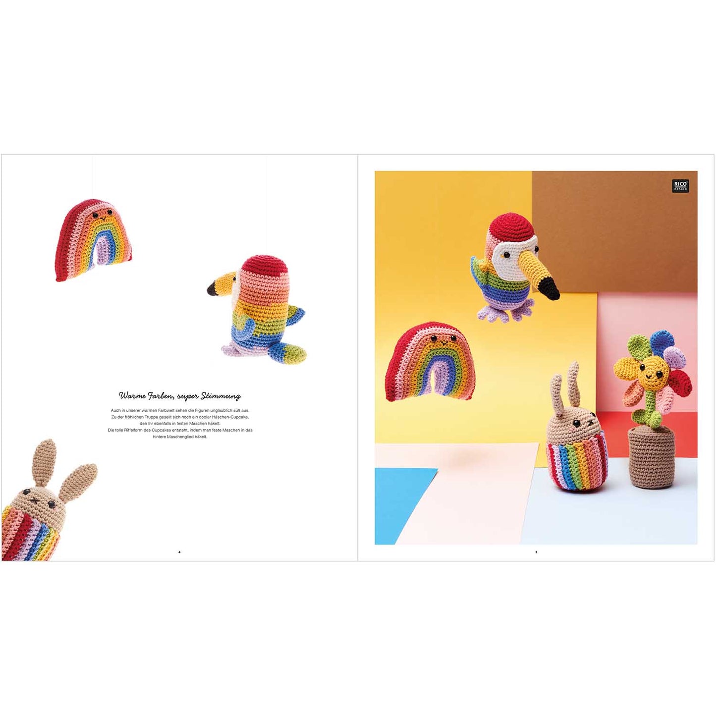 Rico Design Ricorumi, Rainbow, Anleitungsheft